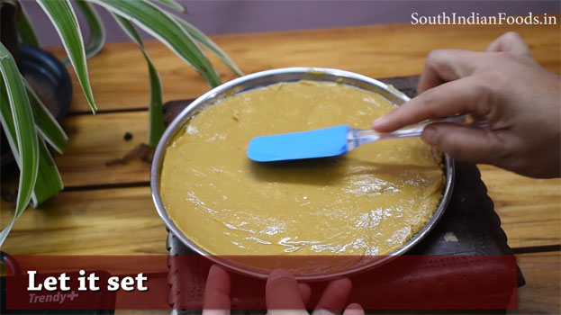Badam jaggery katli step 33