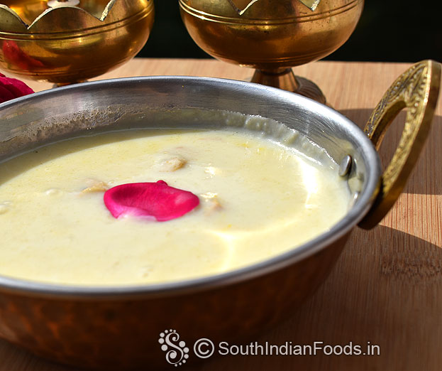 Creamy badam payasam