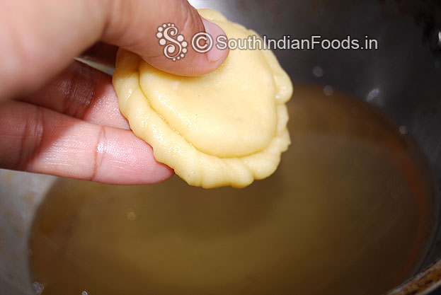 Heat oil put prepared pieces and deep fry on medium hot oil till golden brown