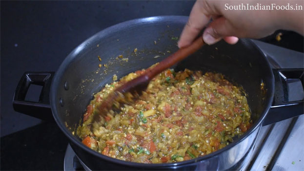 Baingan bharta step 20