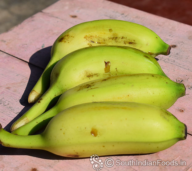 Take 4 green banana