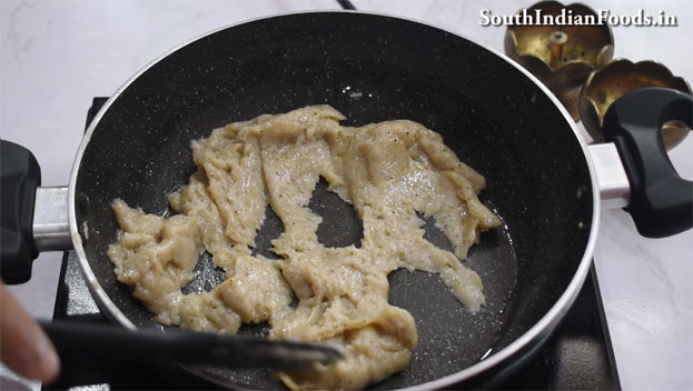 Banana jaggery halwa recipe step 18