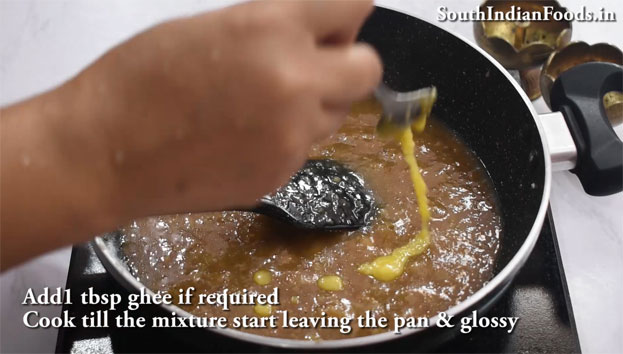 Banana jaggery halwa recipe step 23