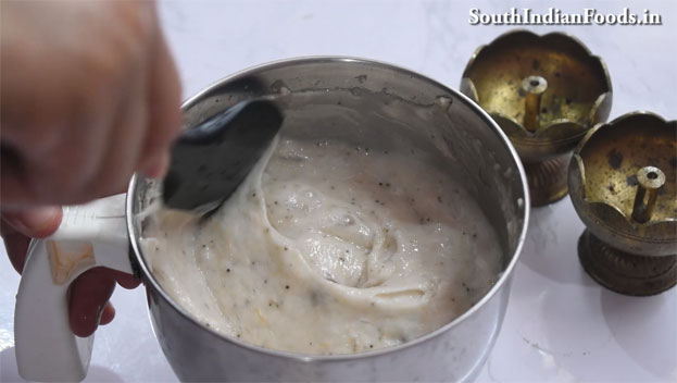Banana jaggery halwa recipe step 5