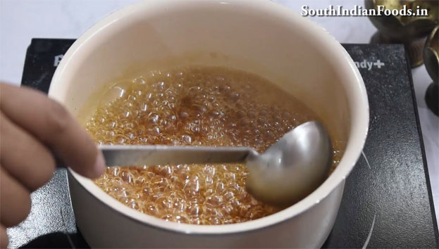 Banana jaggery halwa recipe step 8