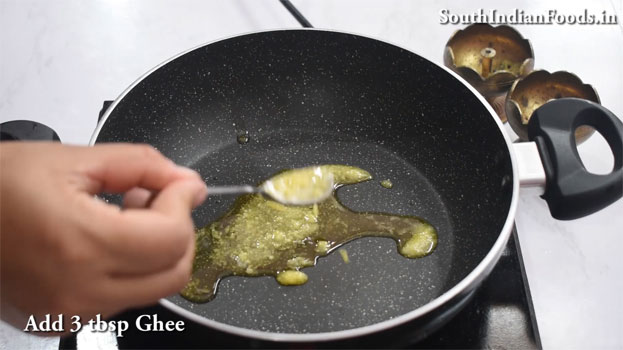 Banana jaggery halwa recipe step 11