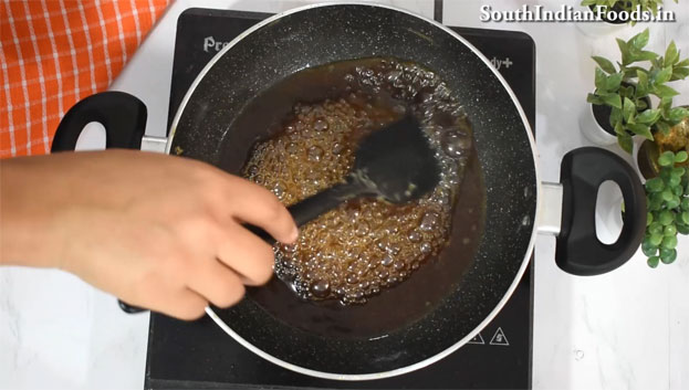 Banana Rice flour halwa with jaggery recipe step 12