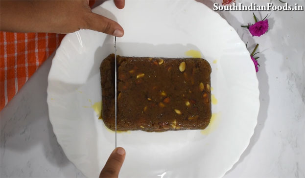 Banana Rice flour halwa with jaggery recipe step 24
