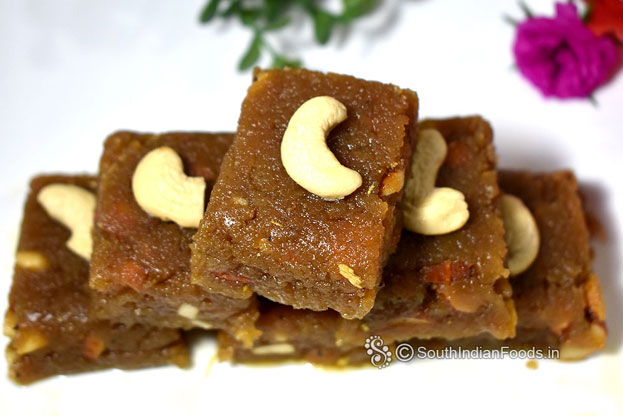 Banan jaggery halwa