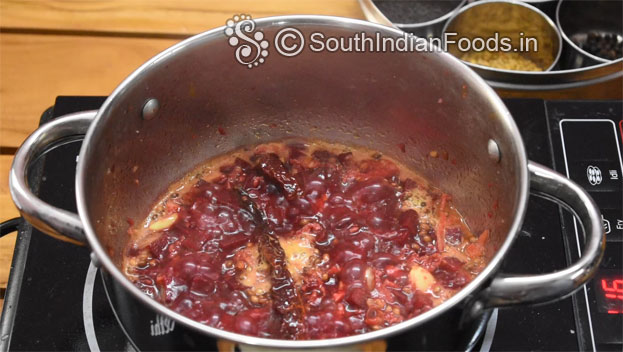 Beetroot chutney step 5