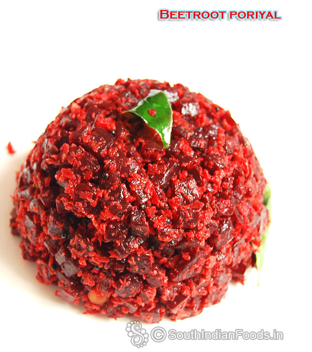 Beetroot poriyal
