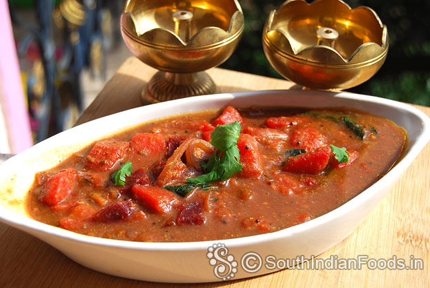 Healthy saagu kurma ready, serve hot with parotta, idli, dosa, uthappam, chapathi or idiyappam