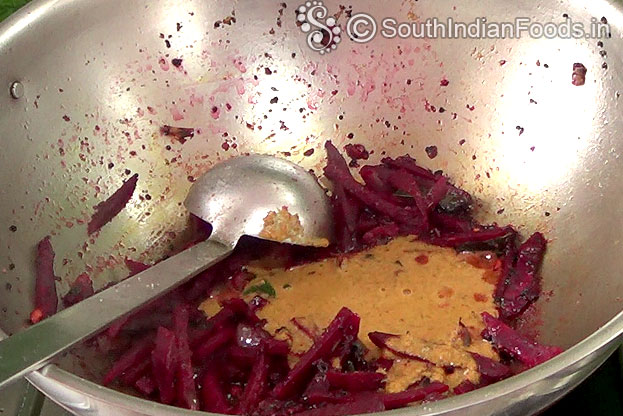 Add freshly ground mixture