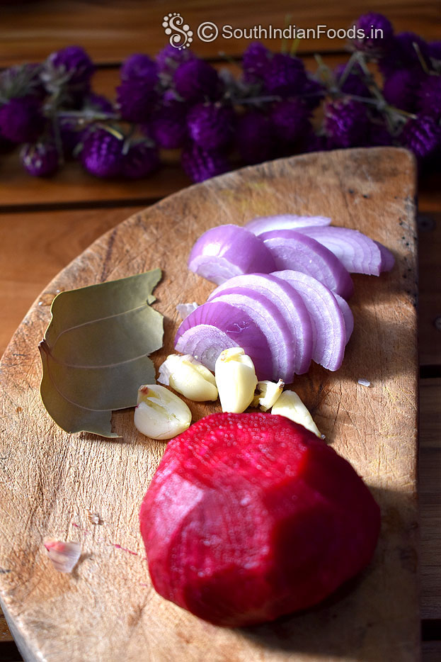 Beetroot soup ingredients