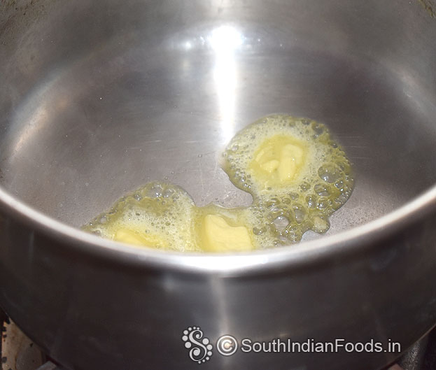 Heat pan add 1 tbsp butter