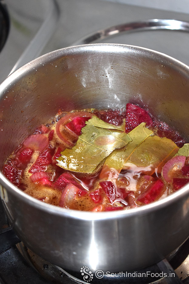 Add water / vegetable stock, let it boil till soft