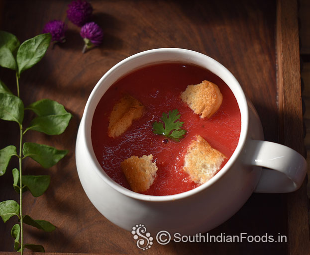 Beet onion soup