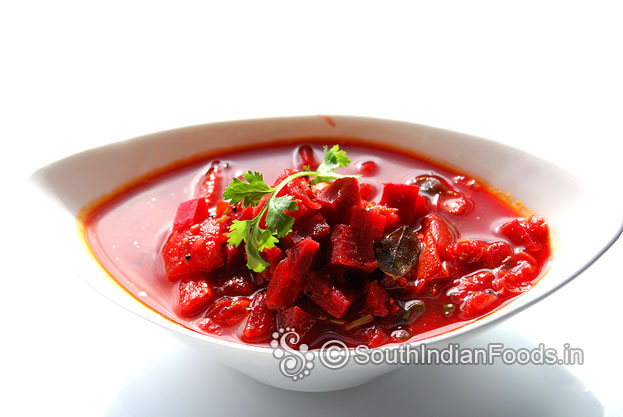 Beetroot toor dal gravy