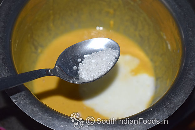 add sugar