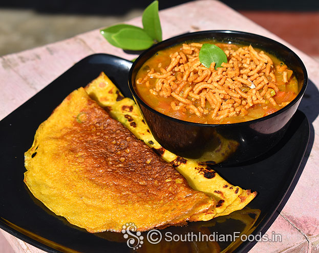 Gram flour dosa