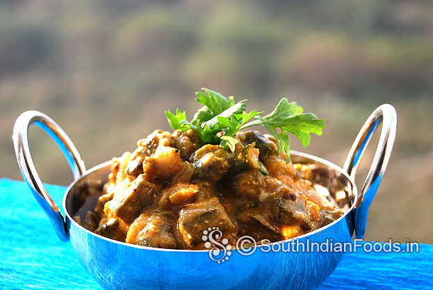 Bhindi masala gravy