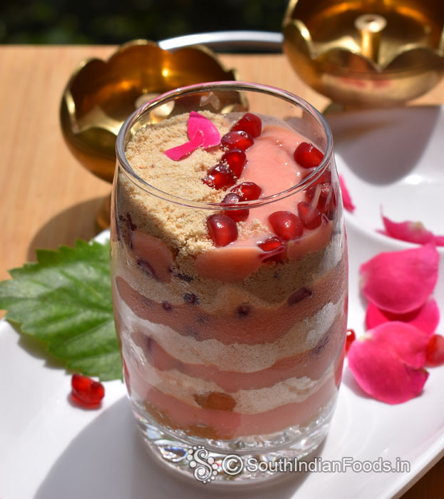 In a bowl add custard powder, 200 ml milk mix well