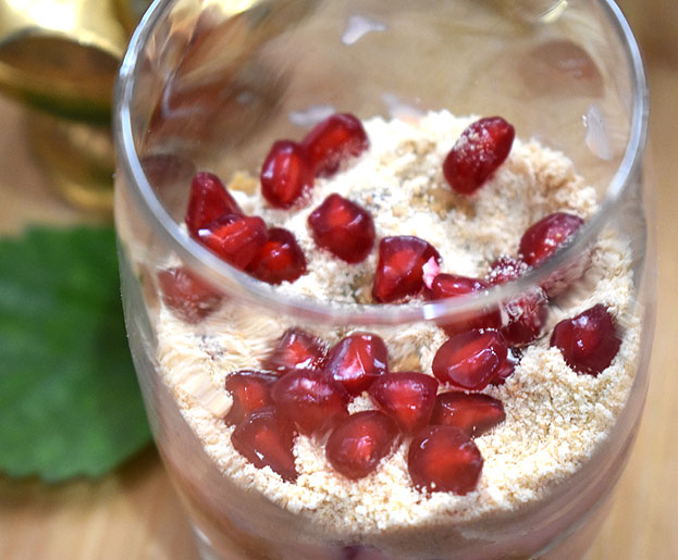 Add pomegranate