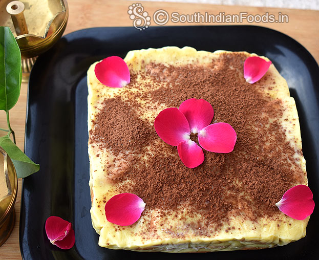 No bake cake without butter or flour