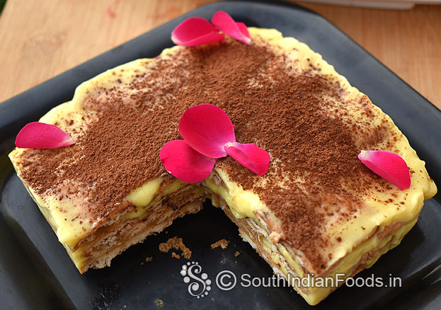 Custard powder cake