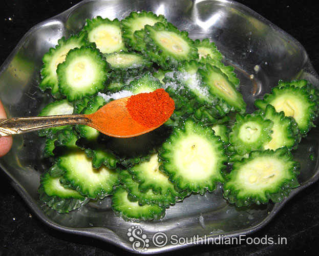 Add red chilli powder