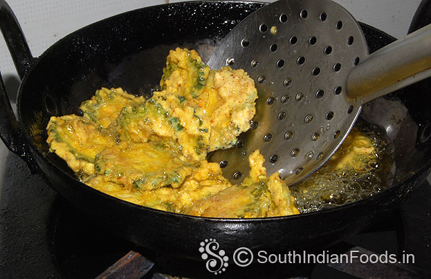 Deep fry till crisp and golden brown on medium hot oil
