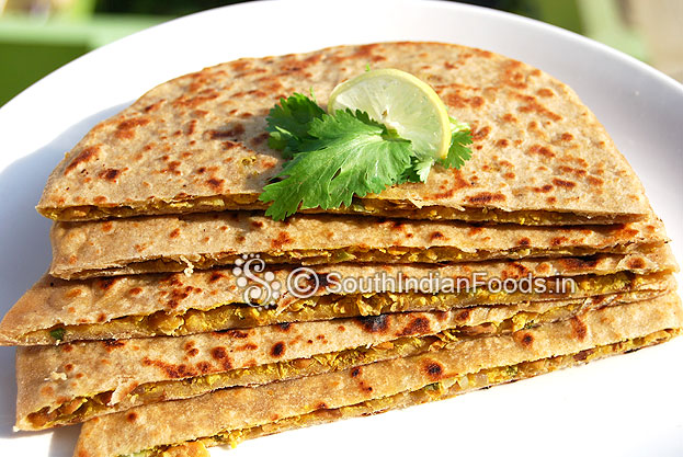 Black chickpeas paratha recipe