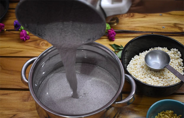 Black rice paniyaram step 6