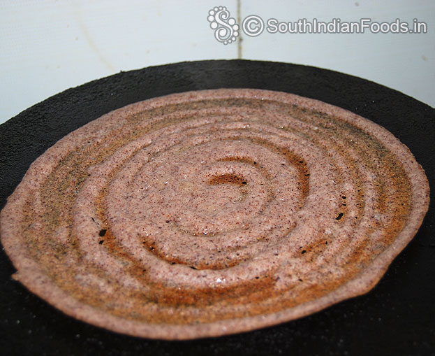 Now its ready, fold & cut off heat