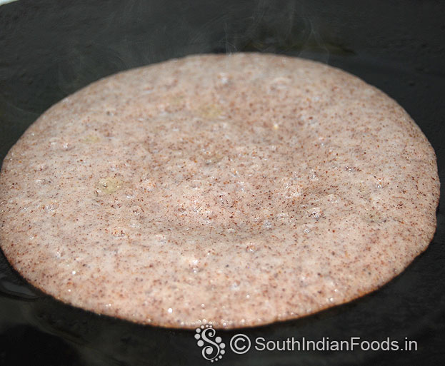One side uthappam ready