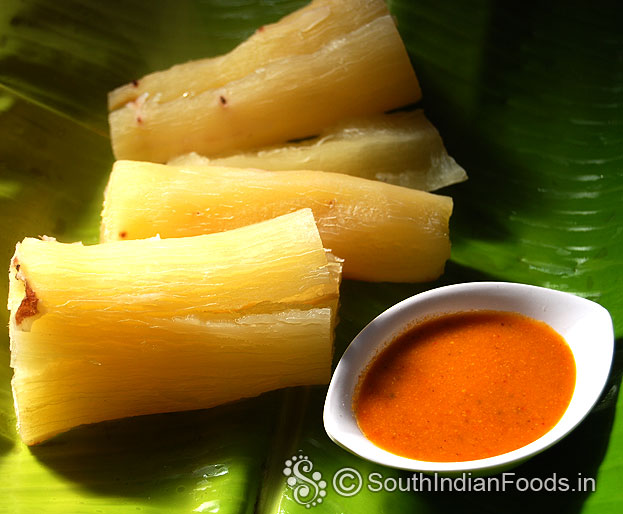 Boiled tapioca