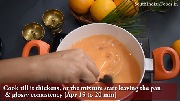 bombay karachi halwa with jaggery step 11