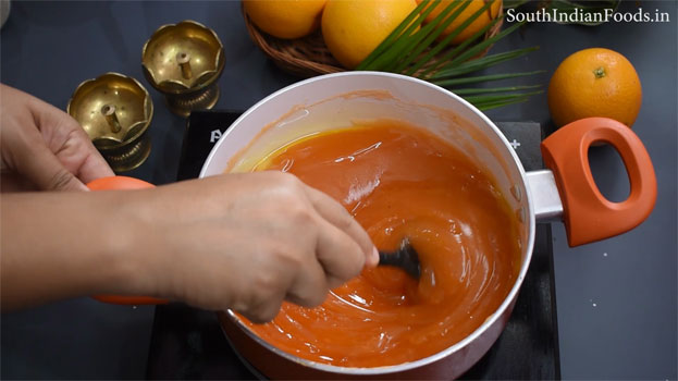 bombay karachi halwa with jaggery step 17