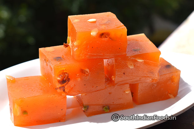 Corn flour jaggery halwa