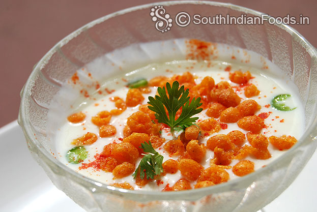 Boondi raita pachadi
