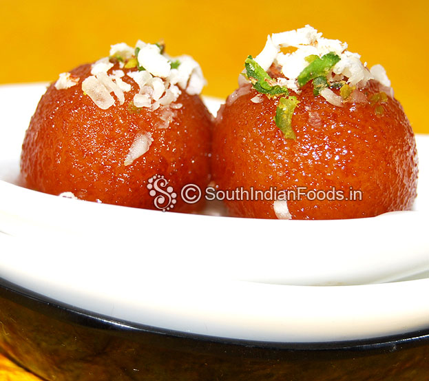 Garnish with grated almonds and pistachios serve chilled