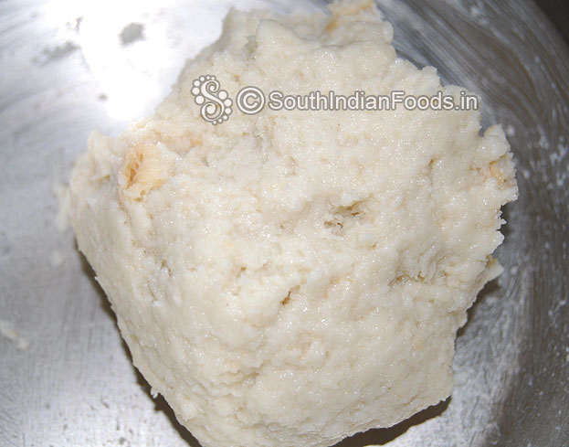 Knead it and make soft dough.