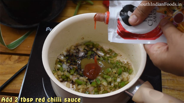 Brown bread Manchurian step 17