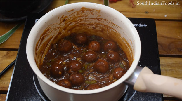 Brown bread Manchurian step 23