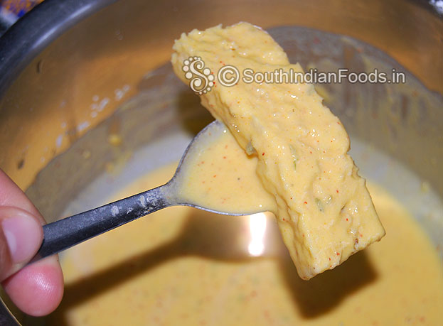 Once batter fully covered then deep fry