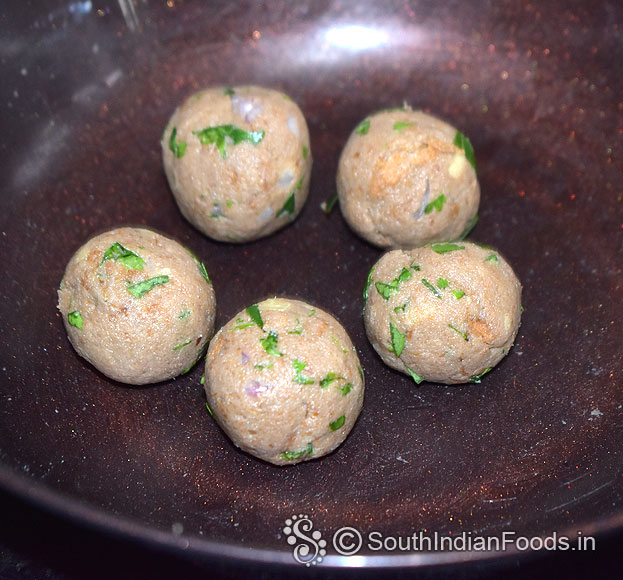 Divide the dough into equal size balls