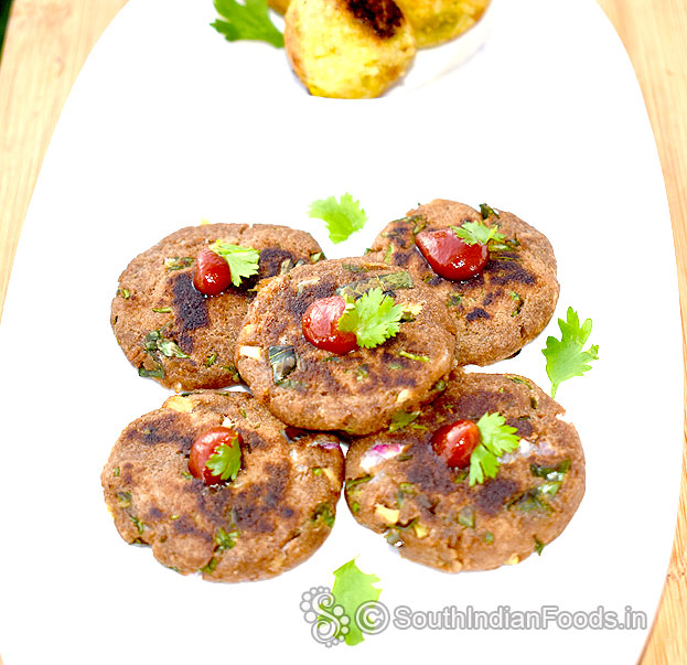 Wheat bread vada without deep fry method