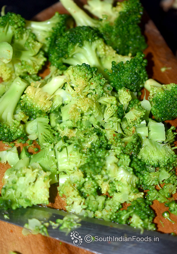 Finely chop