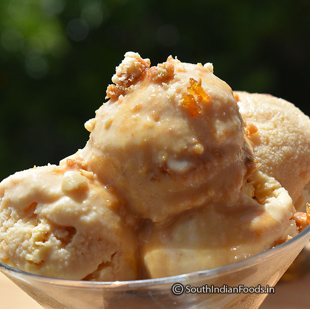 Butterscotch ice cream