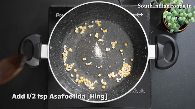 Cabbage moong dal poriyal step 9